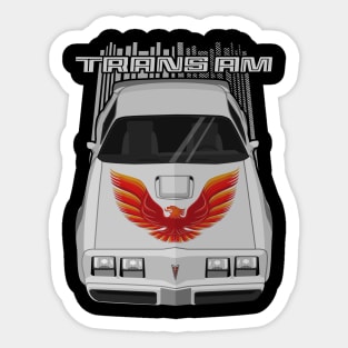 Firebird Trans Am 79-81 - silver and orange Sticker